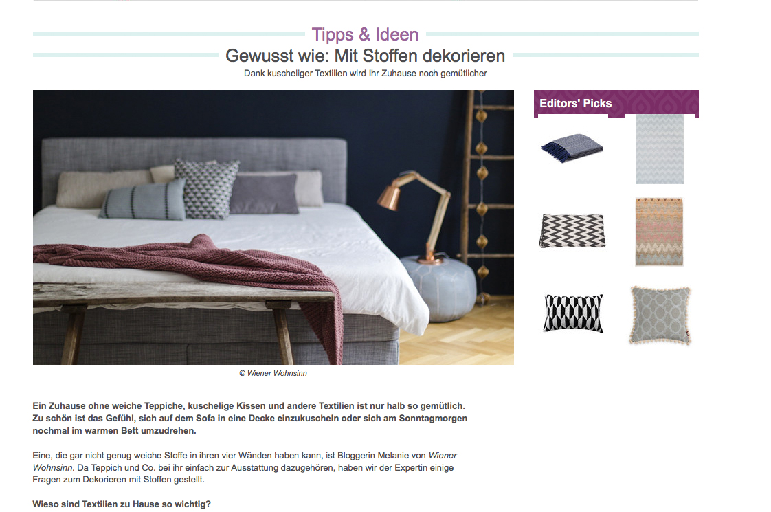 Wiener Wohnsinn zu Gast bei Wayfair