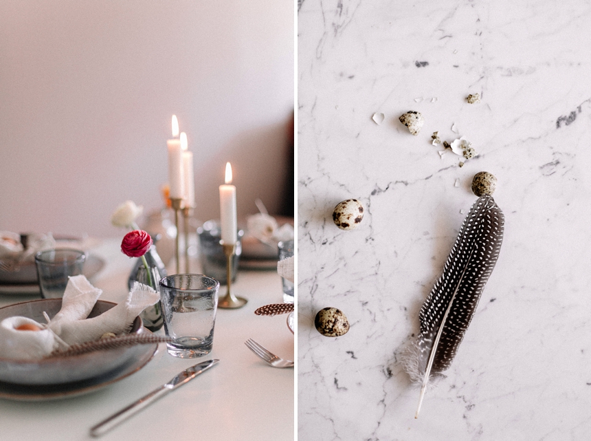 Festliche Ostertafel Ideen für eine Tischdeko von Interior Bloggerin Melanie / Wiener Wohnsinn