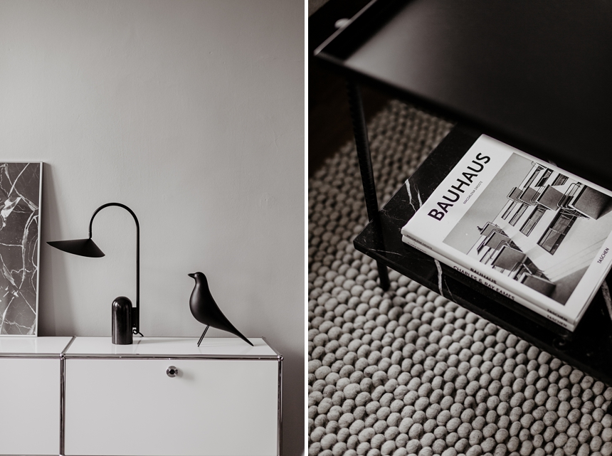 ARUM ferm living , Hay Peas Carpet , Vitra Eames House Bird © Wiener Wohnsinn