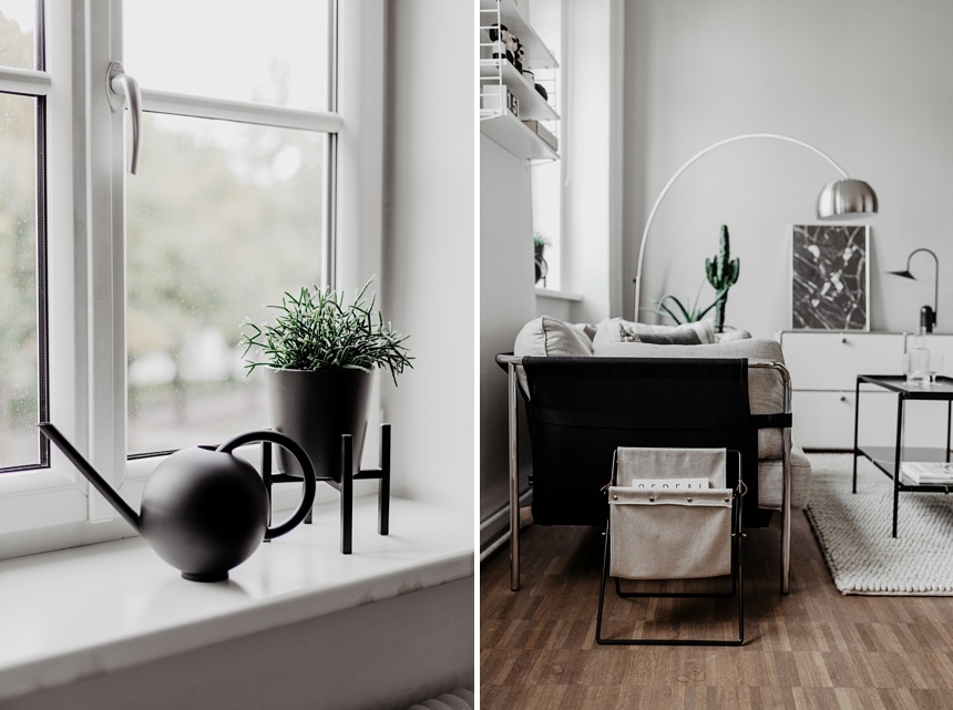 Monochrome Living , Interior Design, Loft Living © Wiener Wohnsinn