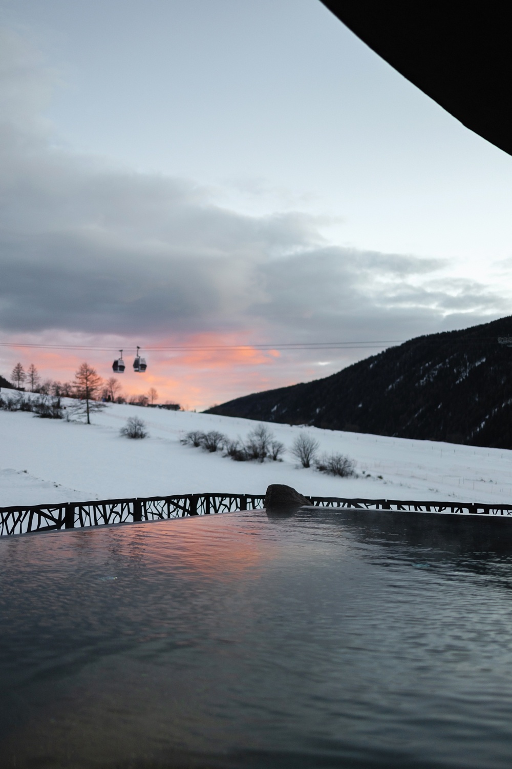Onsen Pool Meransen in Südtirol