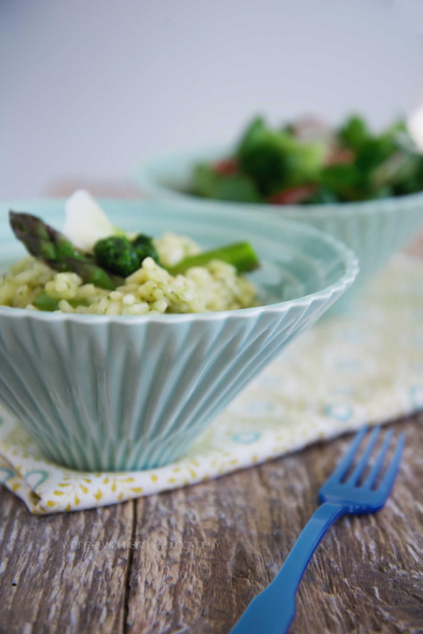 Bärlauchrisotto mit grünen Spargel - Rezeptidee für Frühlingsgerichte