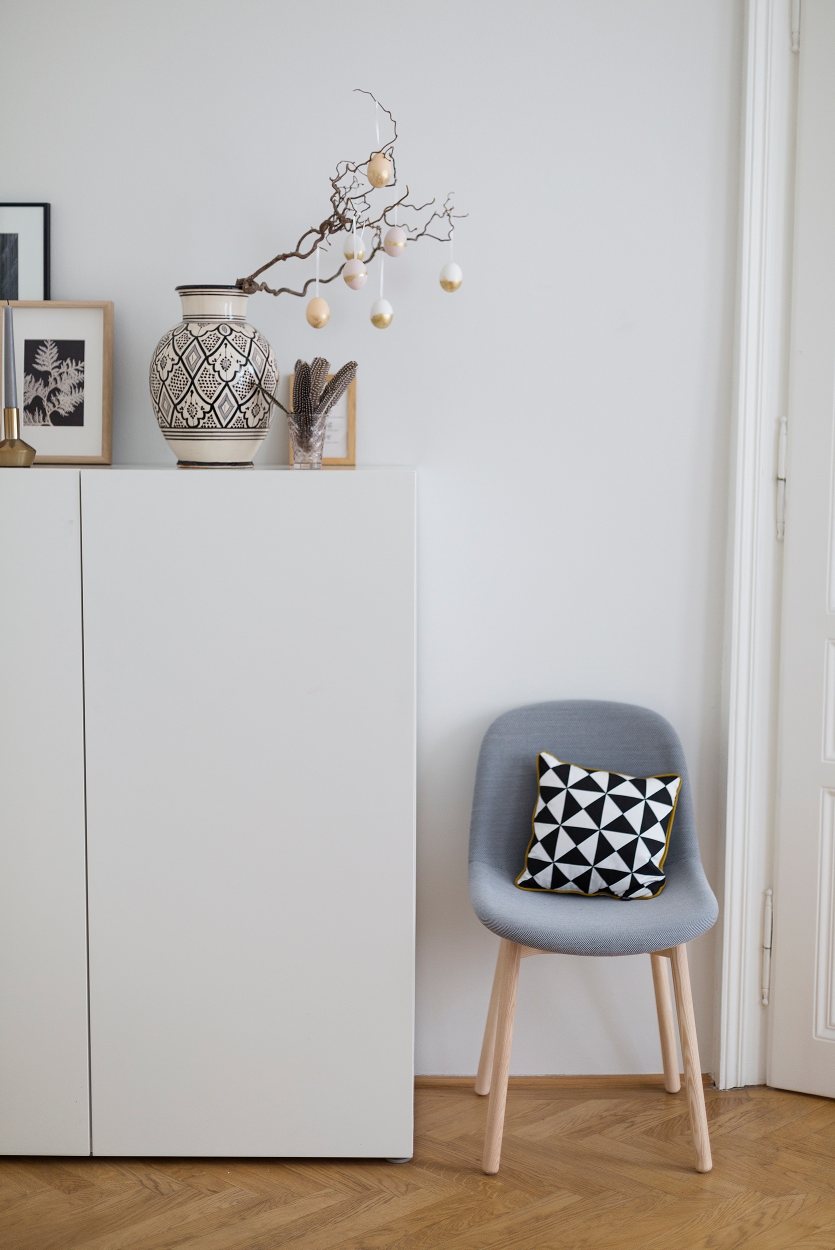 Last-Minute Gold Ostereier DIY Idee von Wiener Wohnsinn