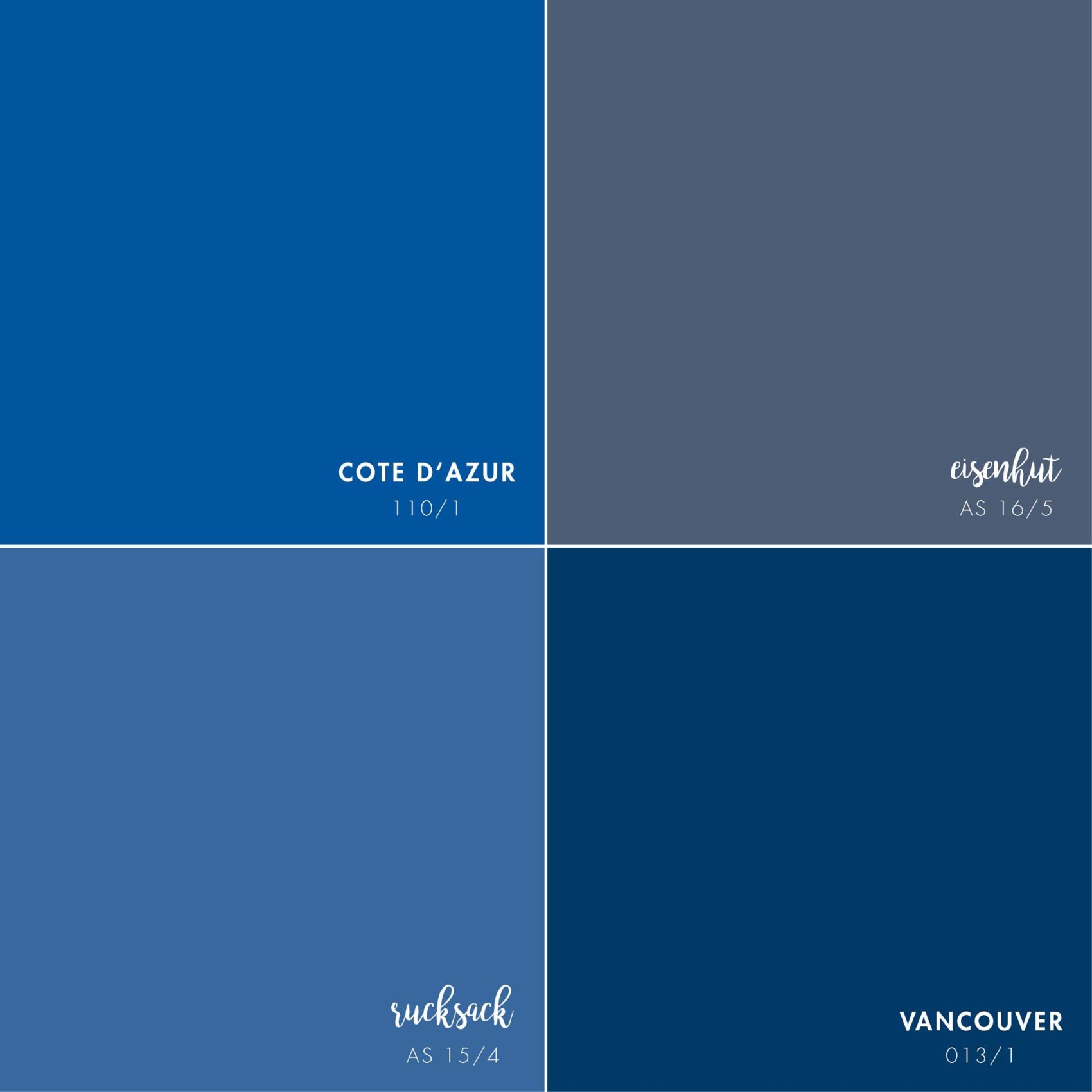 Trendfarbe des Monats Blau von Adler Farben und Lacke © Wiener Wohnsinn