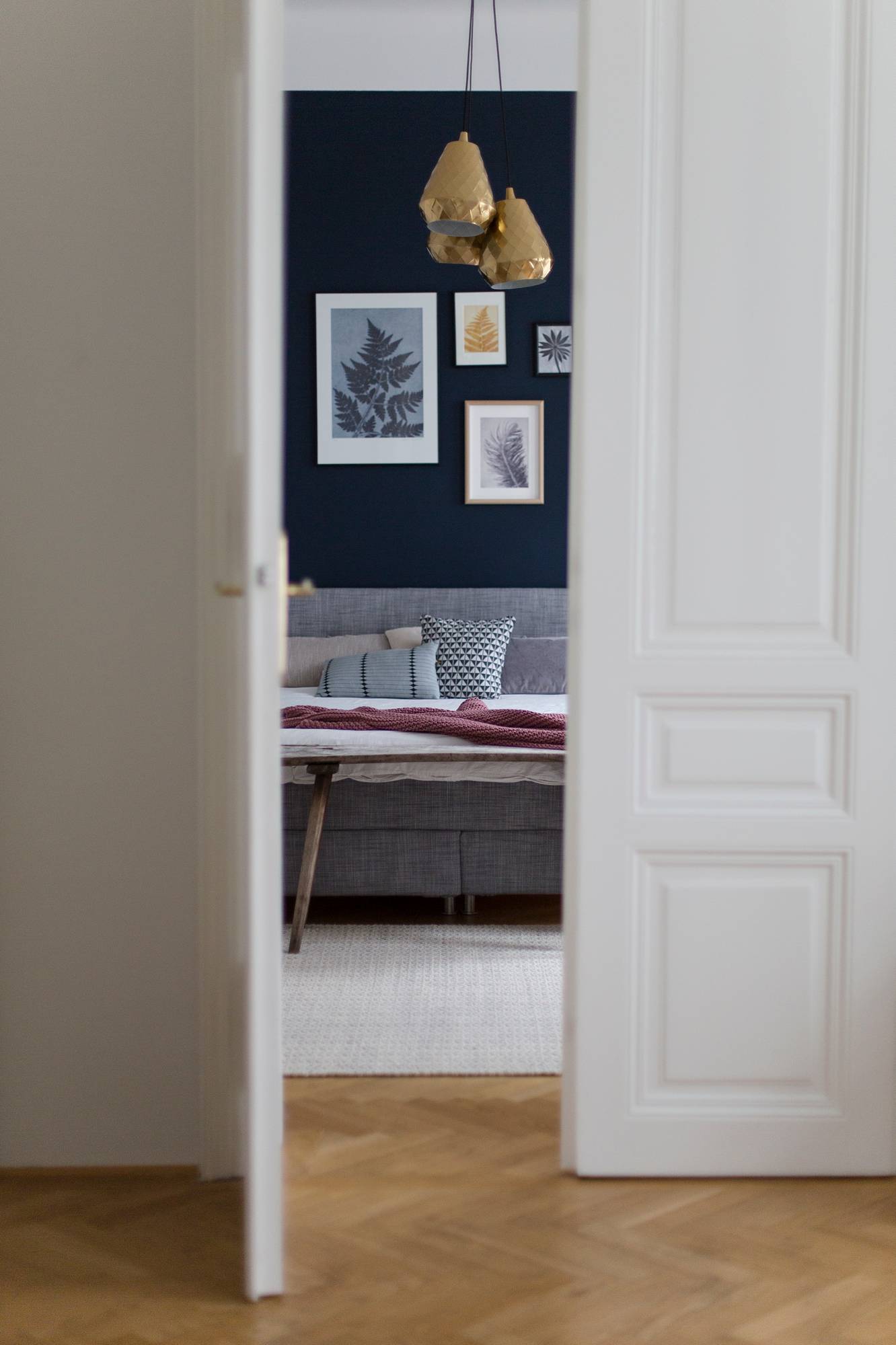 Trendfarbe des Monats Blau - Schlafzimmer von Wiener Wohnsinn