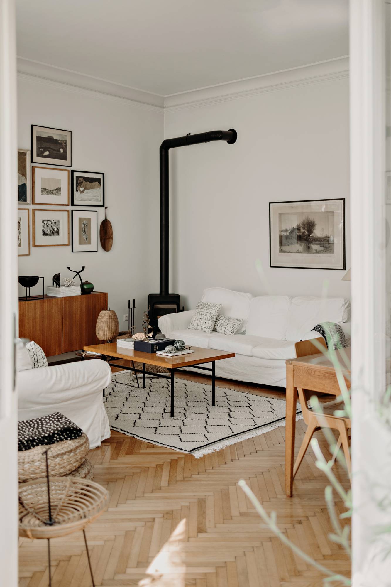 Wohnzimmer von Patrick Bauer und Georg Leditzky © Wiener Wohnsinnige Homestories