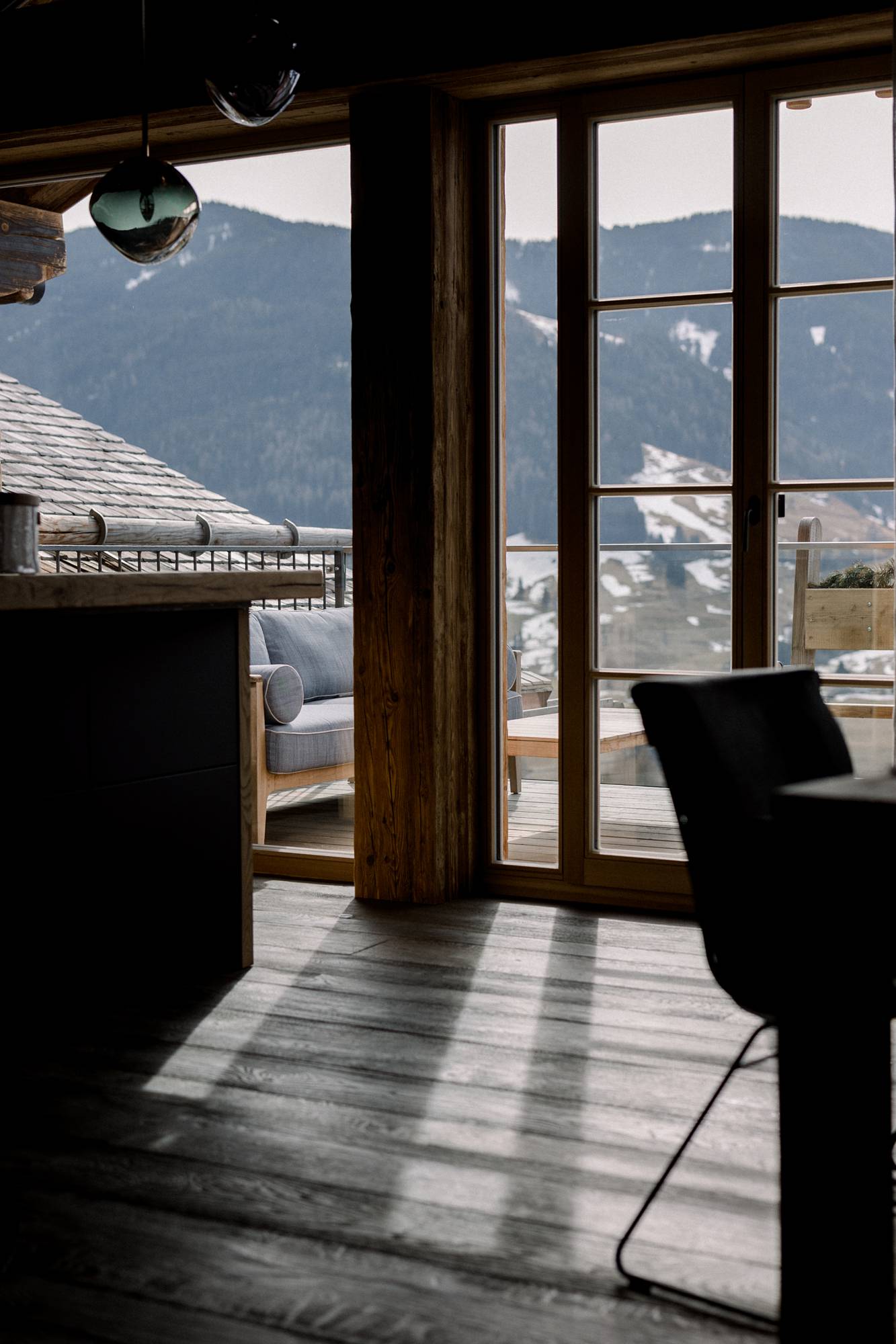 Senhoof Luxus Chalets in Leogang - Urlaubsarchitektur © Wiener Wohnsinn