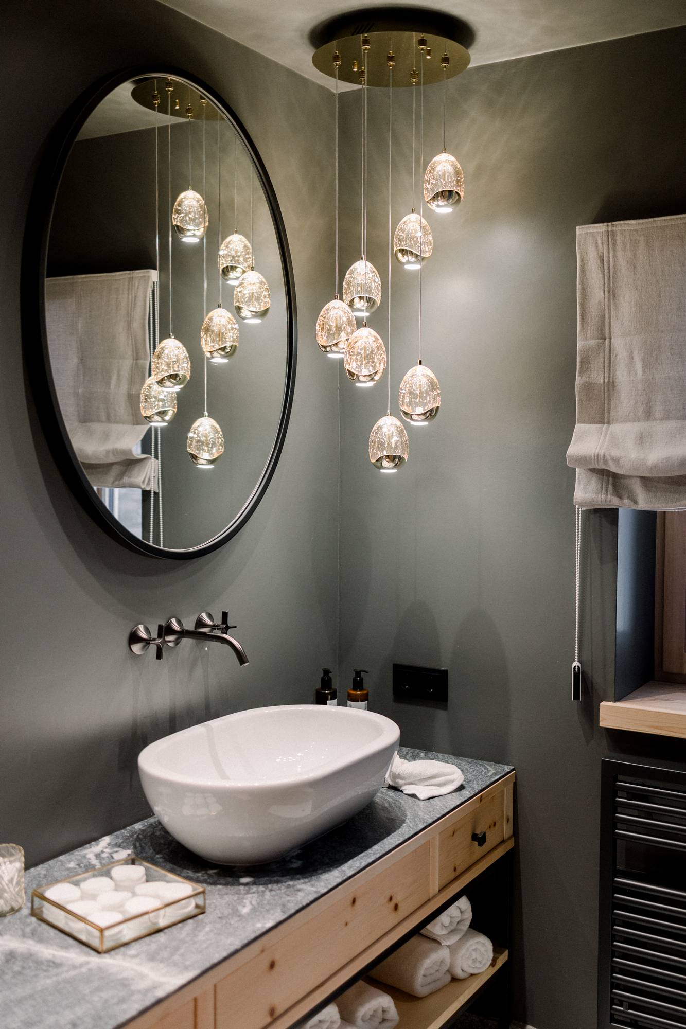 Badezimmer Design - Interior Chalet Senhoog in Leogang © Wiener Wohnsinn