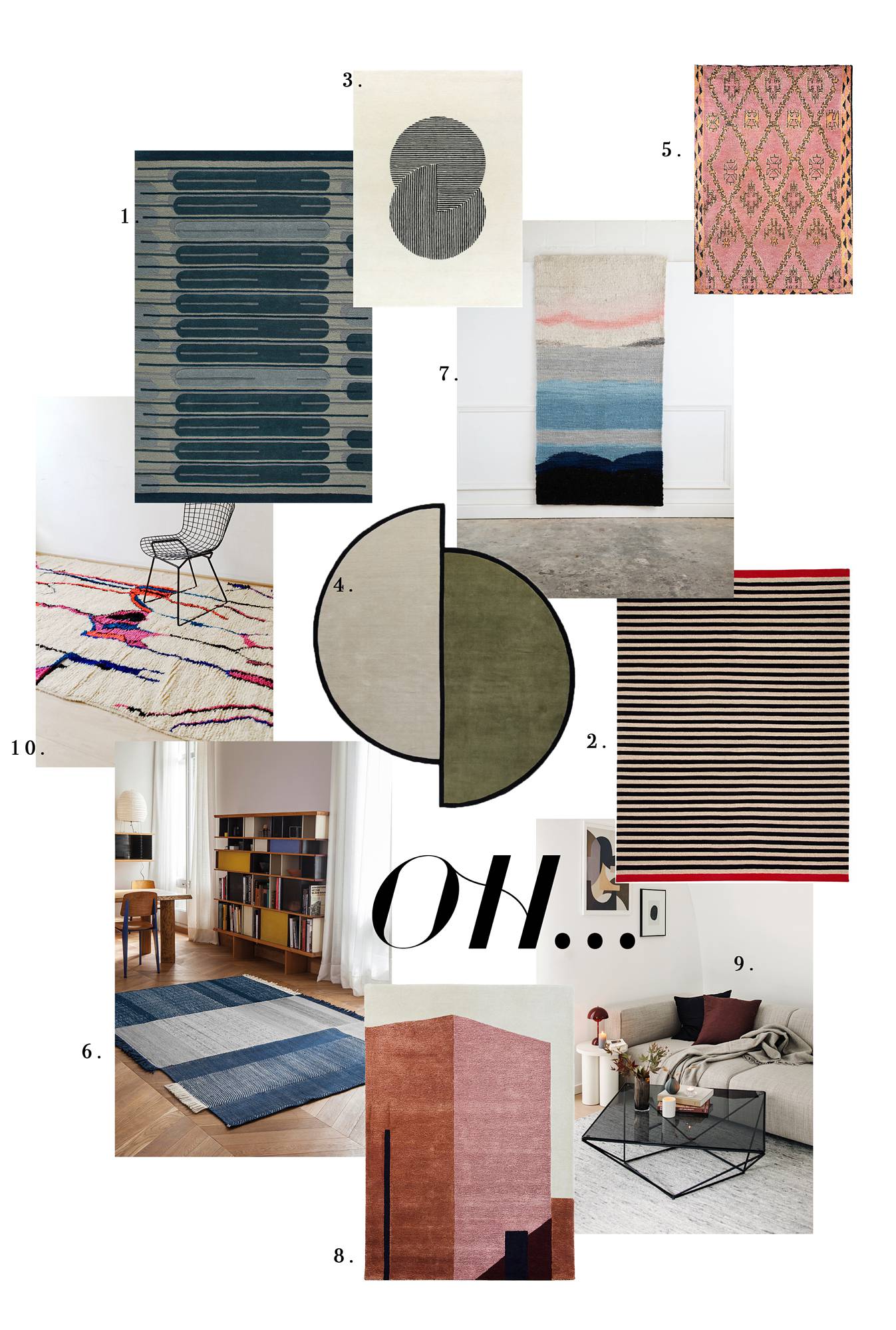 Die schönsten Teppiche für Zuhause - Moodboard Wiener Wohnsinn