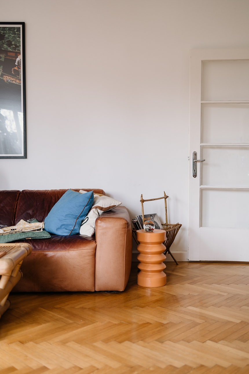 Ledersofa Vintage - Wiener Wohnsinnige Homestories