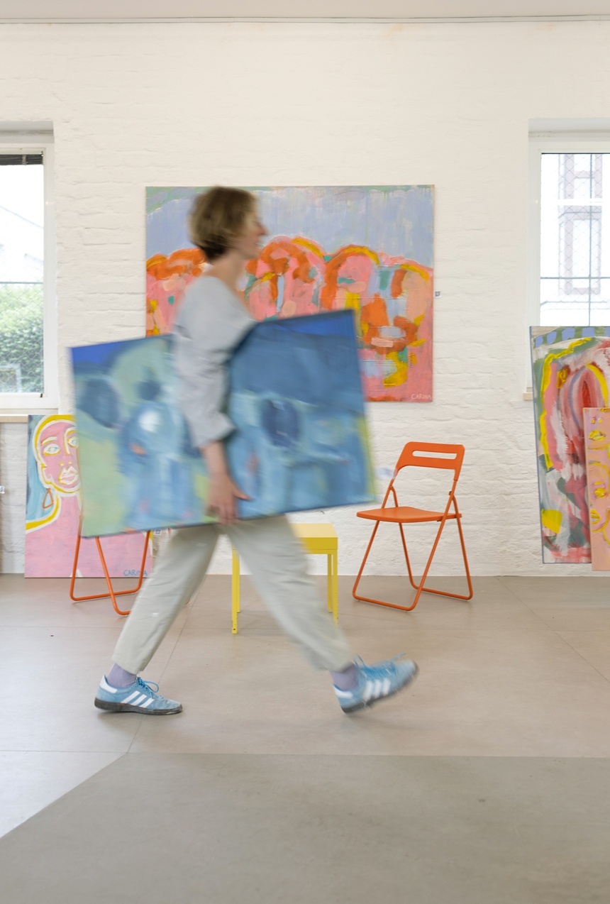 Abstrakte Gefühlslandschaften oder figurative Gefühlsgesichter - die ausdrucksstarke Kunst von Carina Schubert
