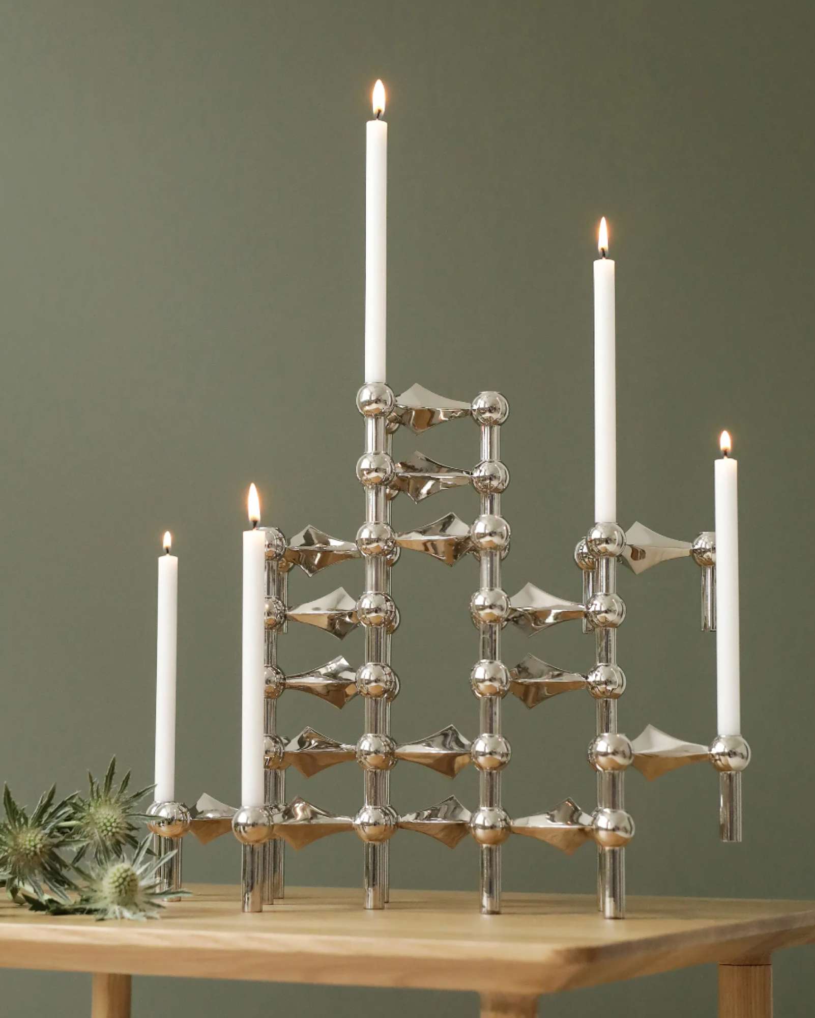 Stoff Nagel Kerzenständer - wohnsinnige Herzstücke No 6 - September Favoriten von Wiener Wohnsinn Interior Blog