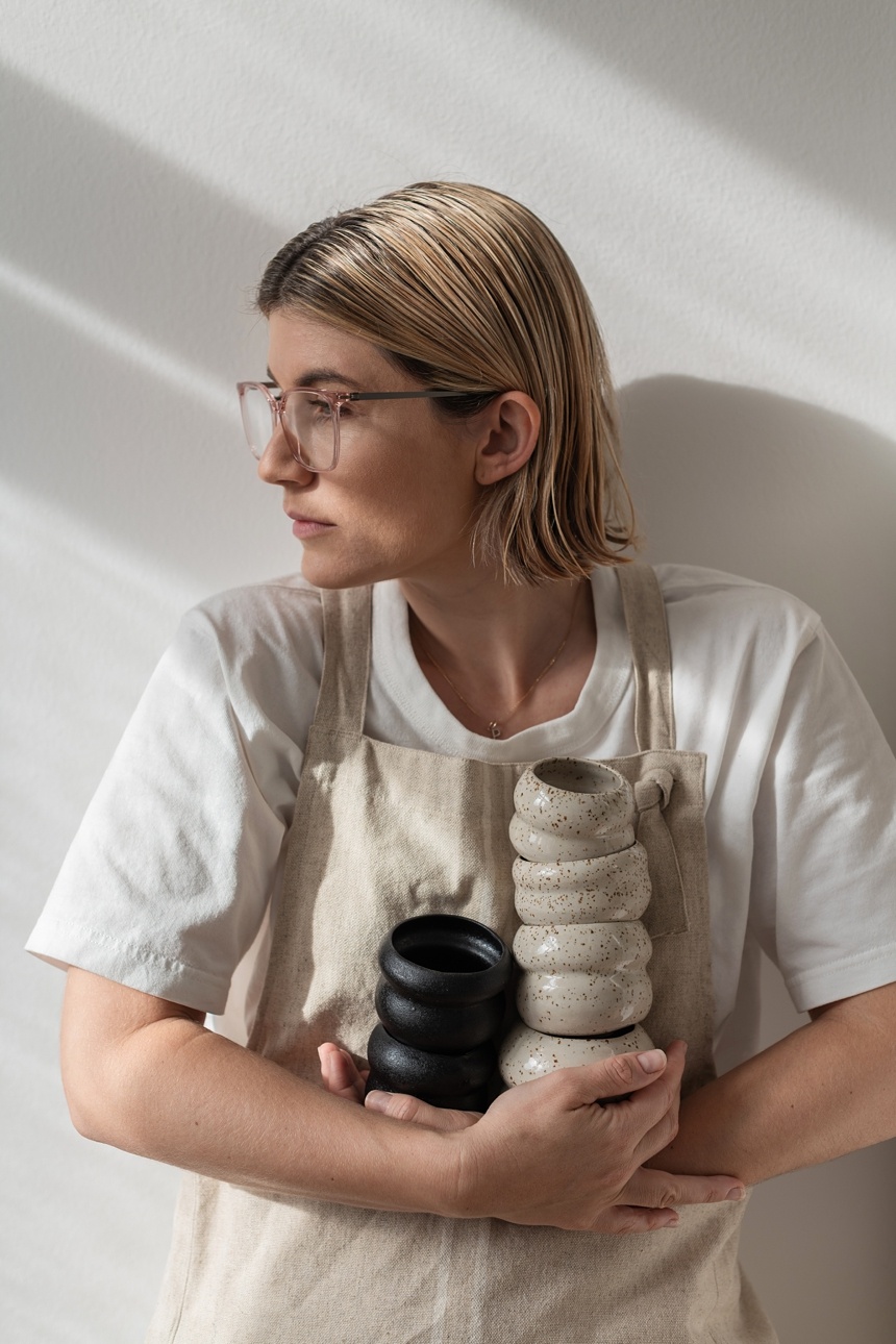 wohnsinnig-weihnachtliche herzstücke von Wiener Wohnsinn - One of a Kind Clay Carola Pojer